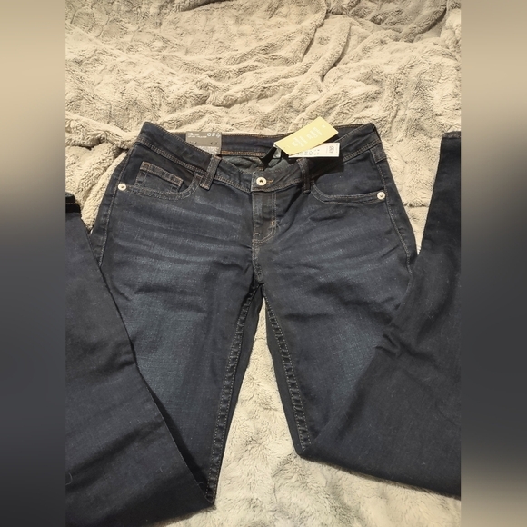 NWT Dividend‎ Flare Low Waist Jeans size 10 Dark Blue - Picture 11 of 13